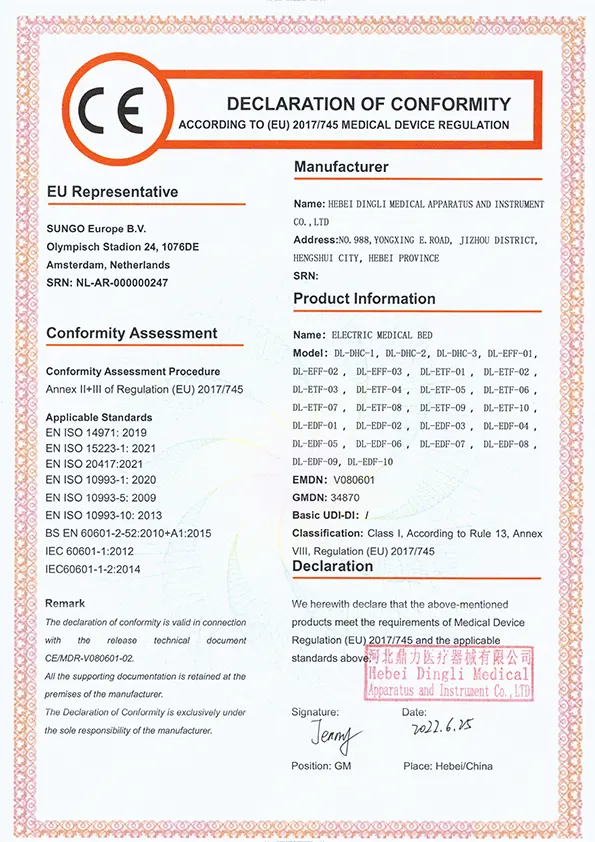 Dingli FDA Registration Document