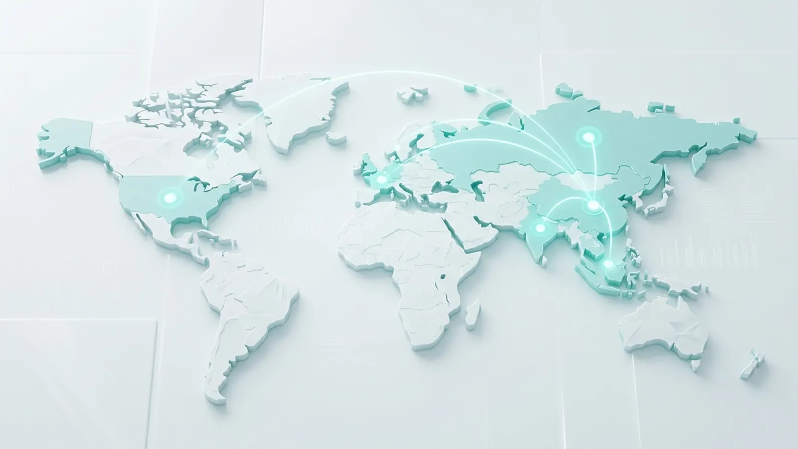 World map highlighting Dingli sales footprint in 30+ countries